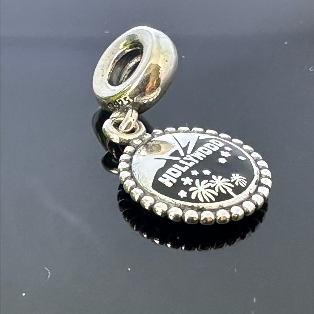 Pandora Hollywood California USA Travel Dangle Charm Silver 925 Ale #85 - Picture 2 of 6